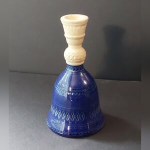 HALLMARK Blue Ceramic Dinner Bell